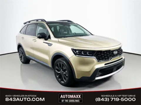Beige 2021 Kia Sorento SX Prestige X-Line for sale in Summerville, SC