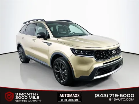 Beige 2021 Kia Sorento SX Prestige X-Line for sale in Summerville, SC