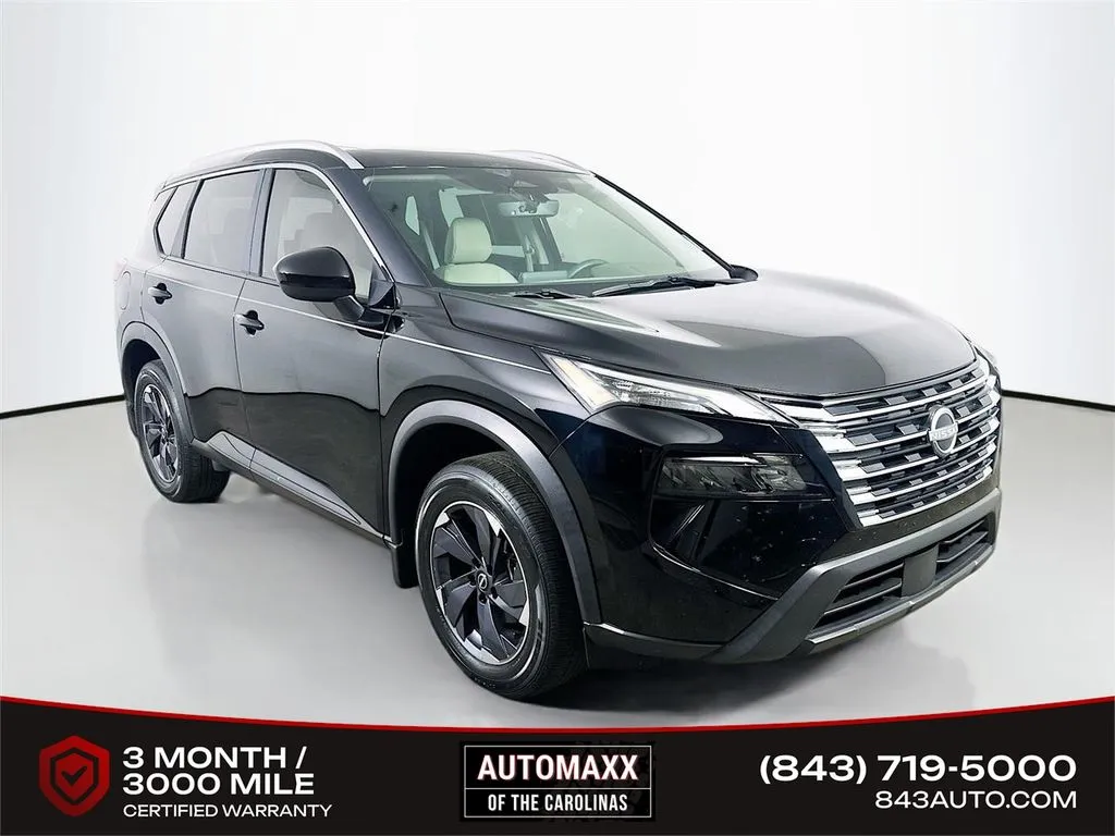 Black 2024 Nissan Rogue SV for sale in Summerville, SC