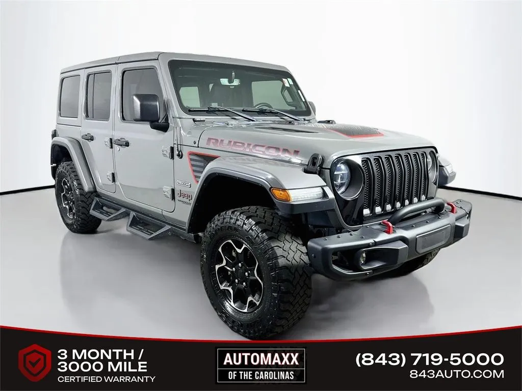 Gray 2020 Jeep Wrangler Unlimited Rubicon for sale in Summerville, SC