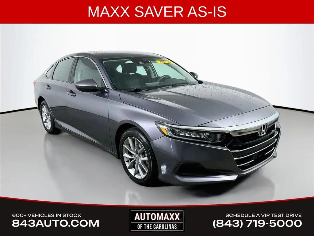 Silver 2021 Honda Accord LX for sale in Summerville, SC
