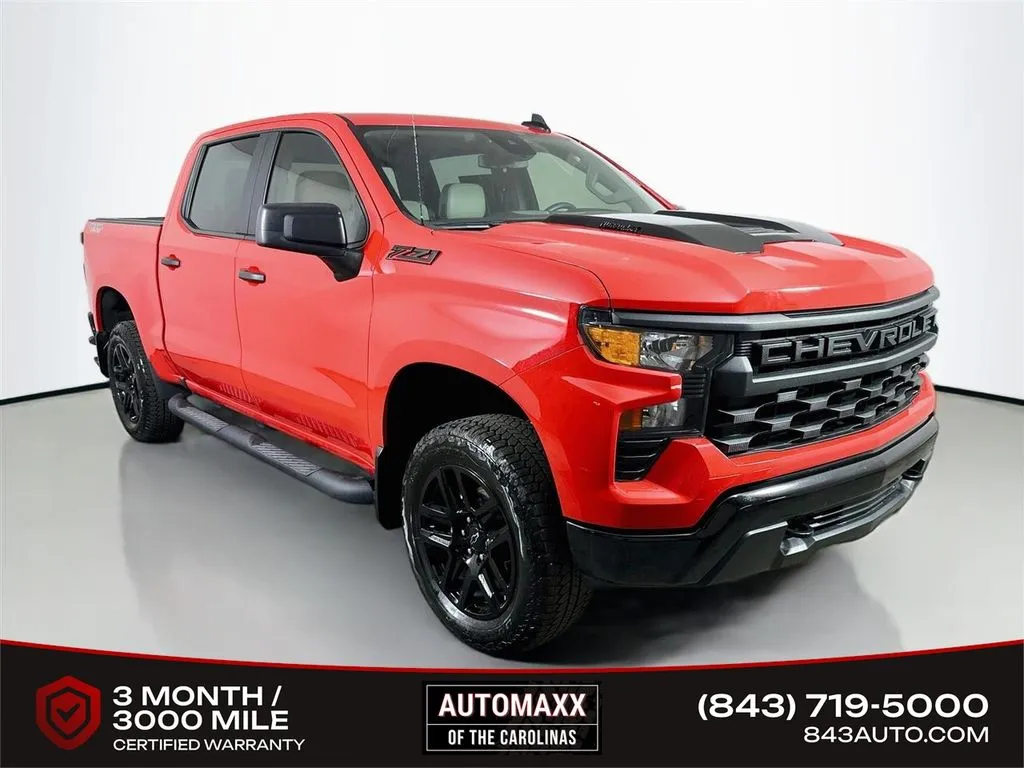 Red 2026 Chevrolet Silverado 1500 Custom Trail Boss for sale in Summerville, SC