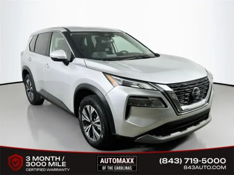 Silver 2021 Nissan Rogue SV for sale in Summerville, SC