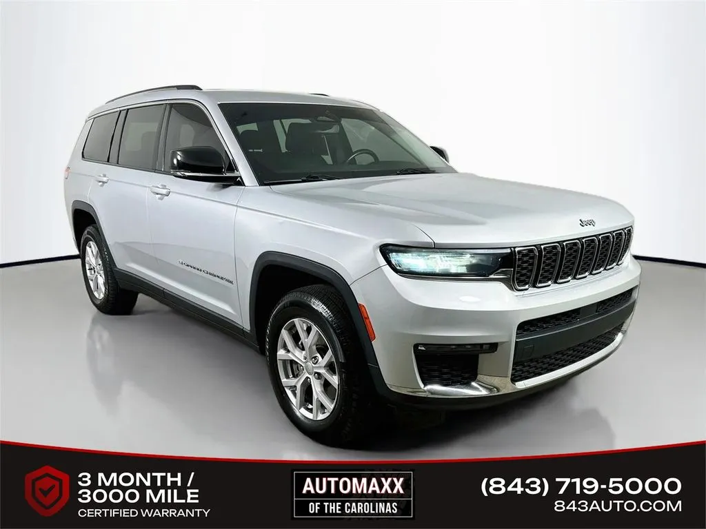 Silver 2021 Jeep Grand Cherokee L Limited for sale in Summerville, SC