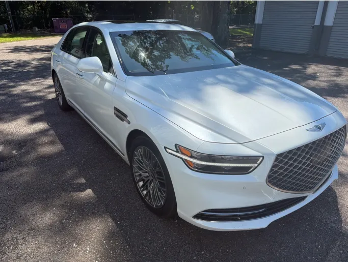 White 2021 Genesis G90 3.3T Premium for sale in Summerville, SC