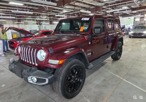 Red 2021 Jeep Wrangler Unlimited Sahara 4xe for sale in Summerville, SC