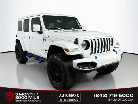 White 2021 Jeep Wrangler Unlimited Sahara 4xe for sale in Summerville, SC