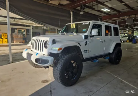 White 2021 Jeep Wrangler Unlimited Sahara 4xe for sale in Summerville, SC