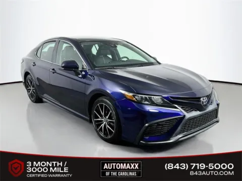 Blue 2021 Toyota Camry SE for sale in Summerville, SC