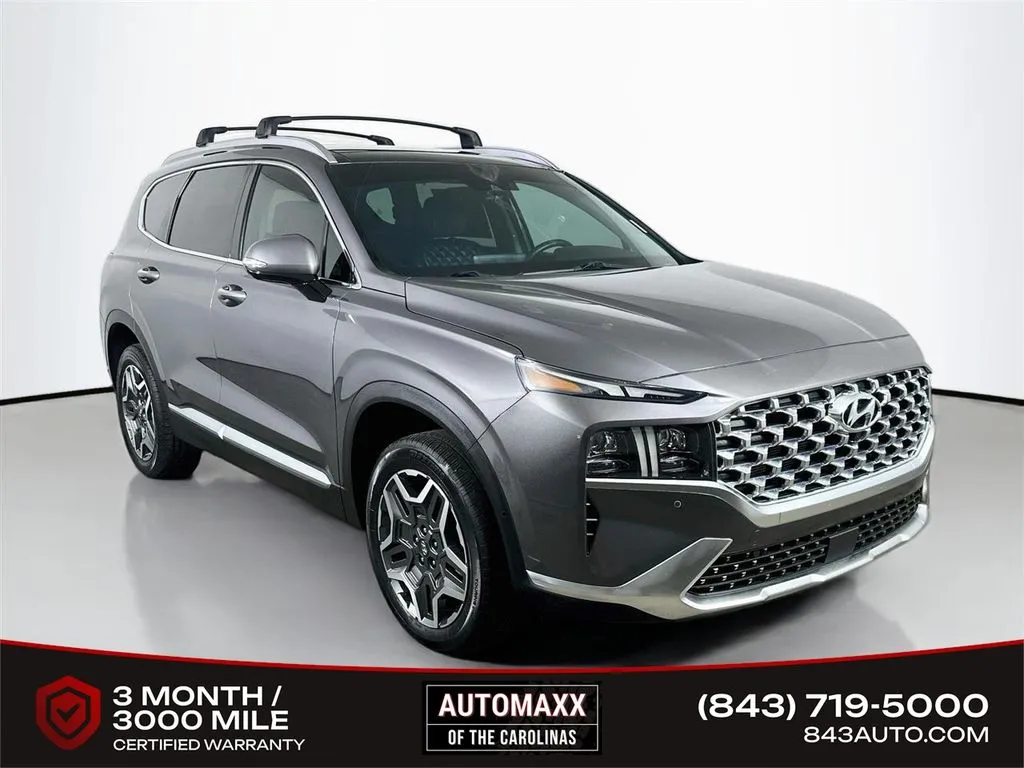 Gray 2022 Hyundai Santa Fe Hybrid Limited for sale in Summerville, SC