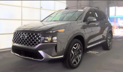 Gray 2022 Hyundai Santa Fe Hybrid Limited for sale in Summerville, SC