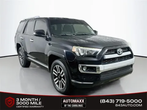 Black 2017 Toyota 4Runner Limited for sale in Summerville, SC