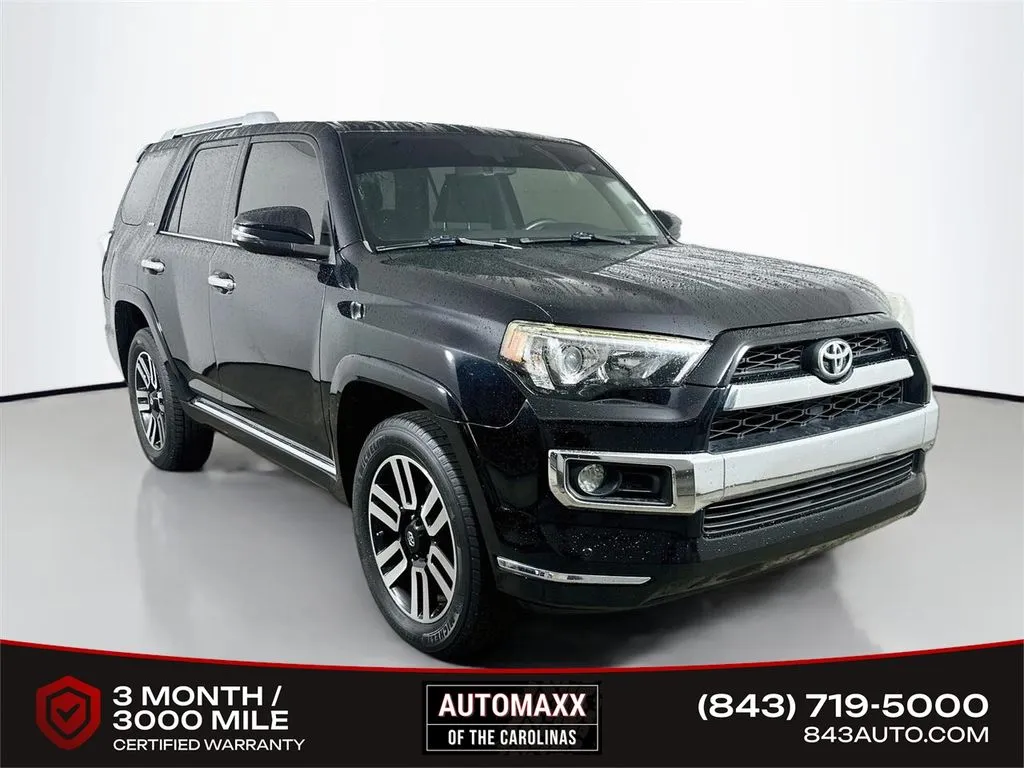 Black 2017 Toyota 4Runner Limited for sale in Summerville, SC