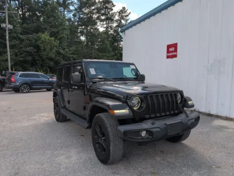 Black 2021 Jeep Wrangler Unlimited Sahara Altitude for sale in Summerville, SC