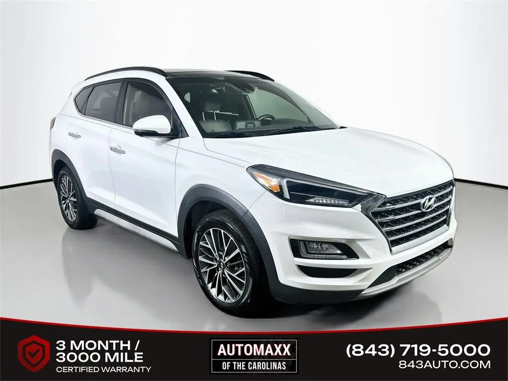 White 2021 Hyundai Tucson Ultimate for sale in Summerville, SC
