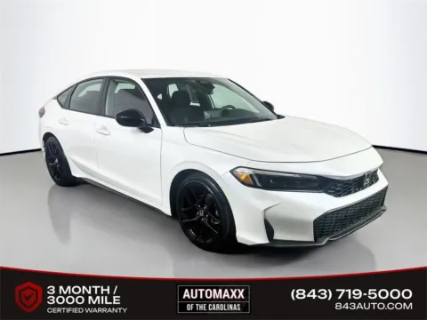White 2025 Honda Civic Sport for sale in Summerville, SC