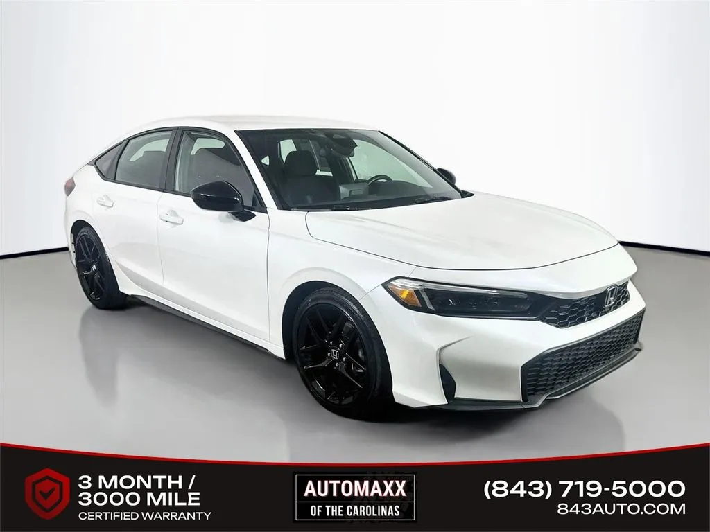White 2025 Honda Civic Sport for sale in Summerville, SC