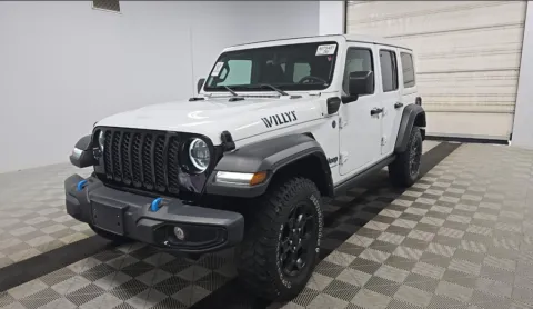 White 2023 Jeep Wrangler Willys 4xe for sale in Summerville, SC