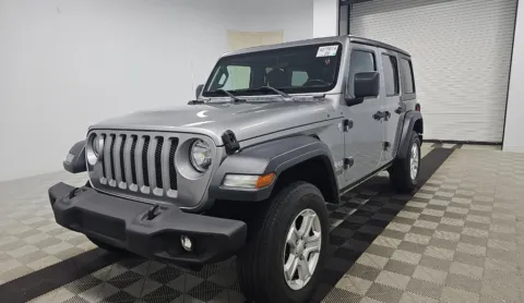 Silver 2018 Jeep Wrangler Unlimited Sport S for sale in Summerville, SC
