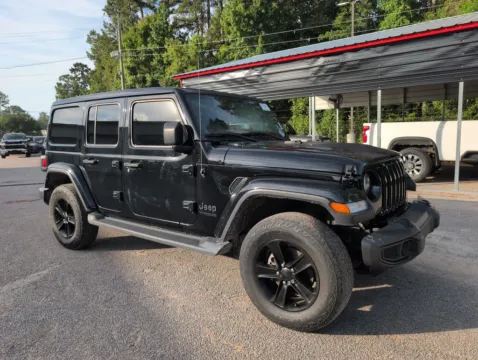 Black 2022 Jeep Wrangler Unlimited Sahara Altitude for sale in Summerville, SC