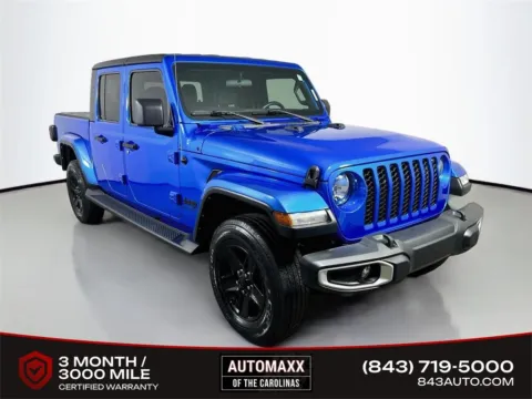 Blue 2021 Jeep Gladiator Sport for sale in Summerville, SC