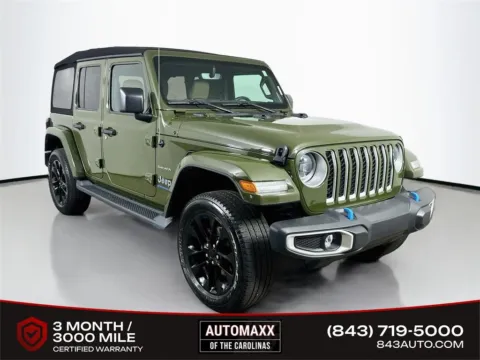 Green 2023 Jeep Wrangler Sahara 4xe for sale in Summerville, SC