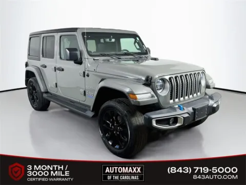 Gray 2022 Jeep Wrangler Unlimited Sahara 4xe for sale in Summerville, SC