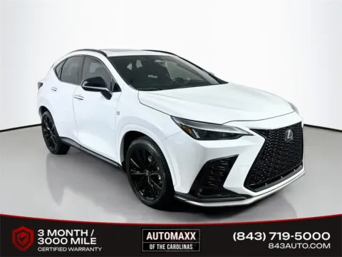 White 2024 Lexus NX 350 F SPORT Handling for sale in Summerville, SC