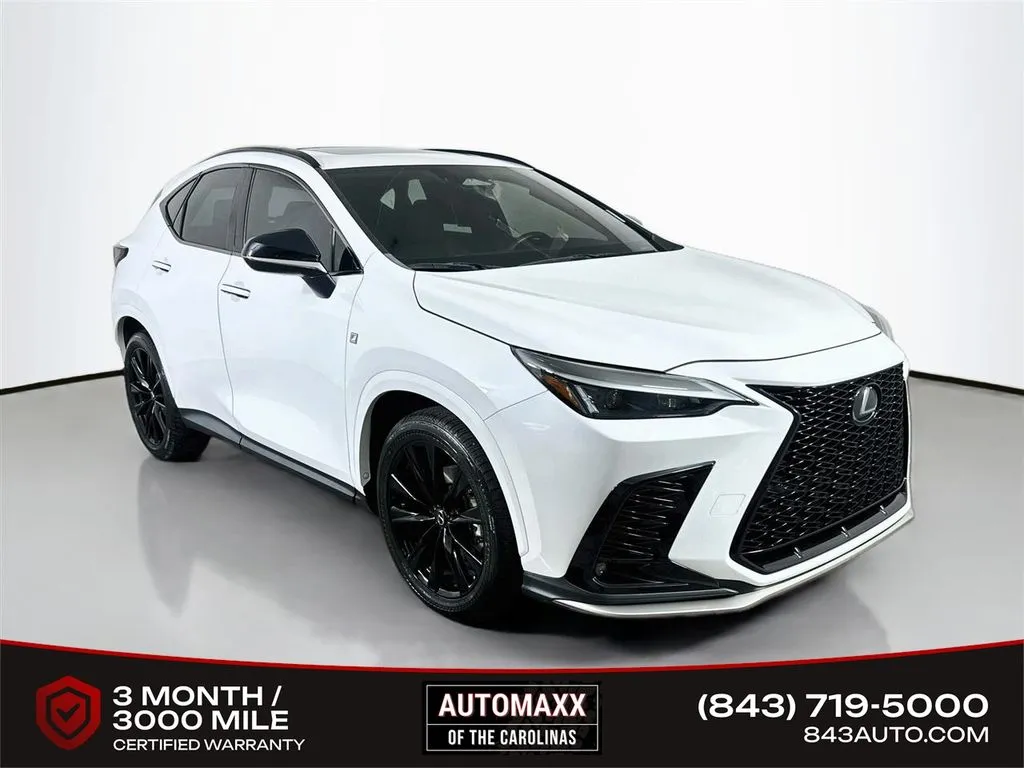 White 2024 Lexus NX 350 F SPORT Handling for sale in Summerville, SC