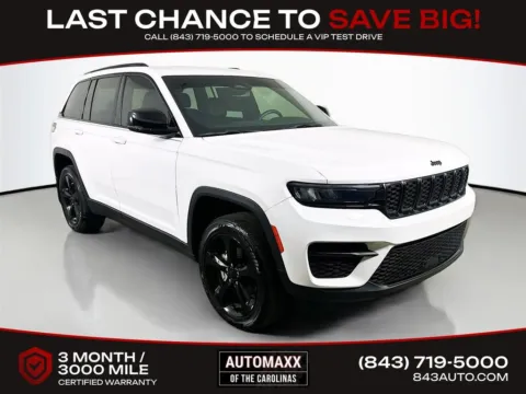 White 2024 Jeep Grand Cherokee Altitude X for sale in Summerville, SC