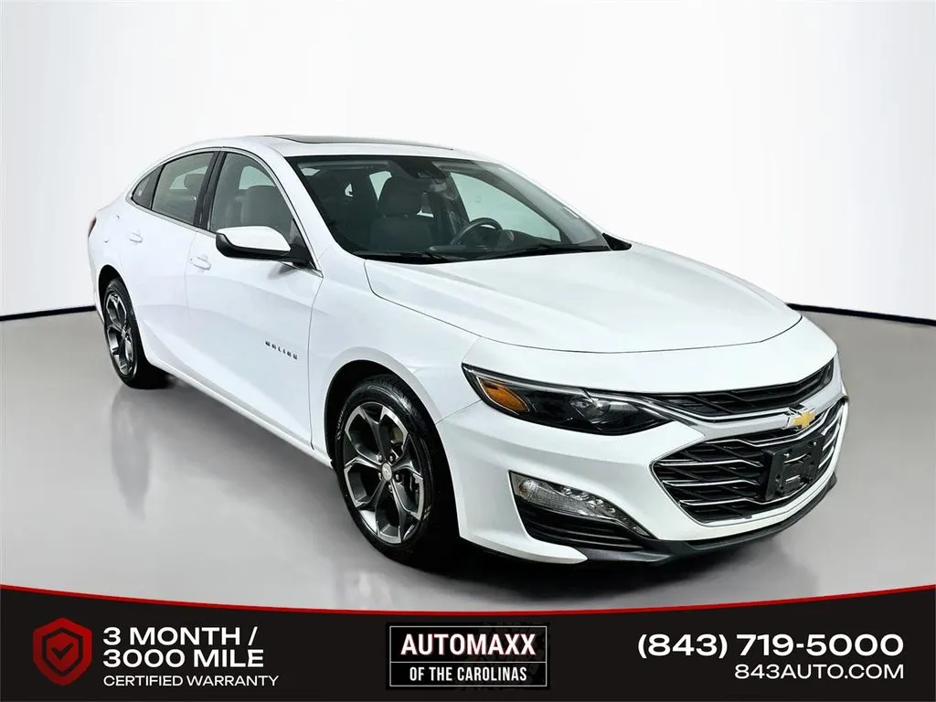 White 2024 Chevrolet Malibu LT for sale in Summerville, SC