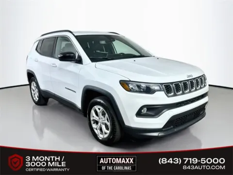 White 2024 Jeep Compass Latitude for sale in Summerville, SC