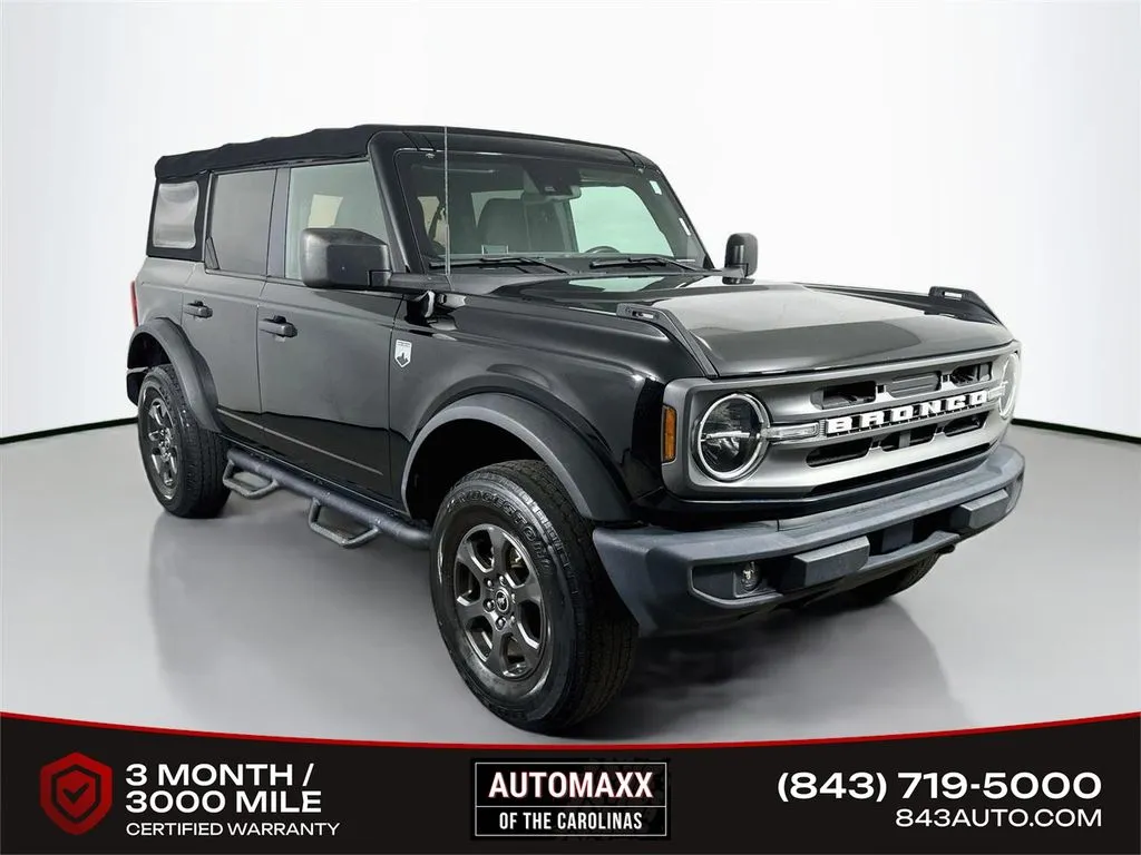 Black 2022 Ford Bronco Big Bend for sale in Summerville, SC