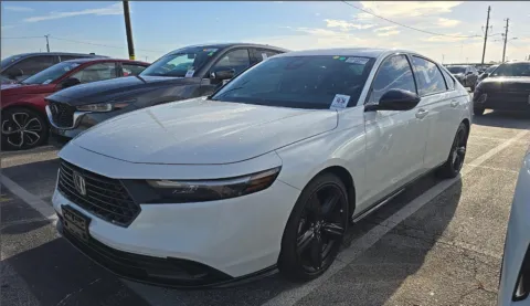 White 2024 Honda Accord Hybrid Sport-L for sale in Summerville, SC
