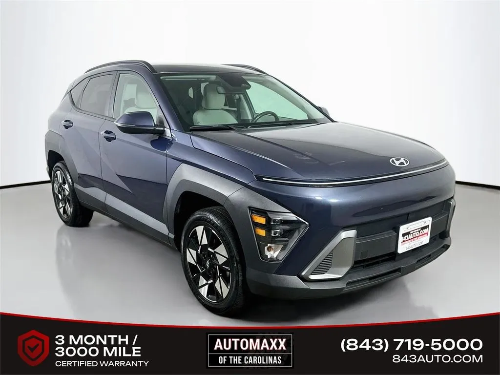 Blue 2024 Hyundai Kona SEL for sale in Summerville, SC