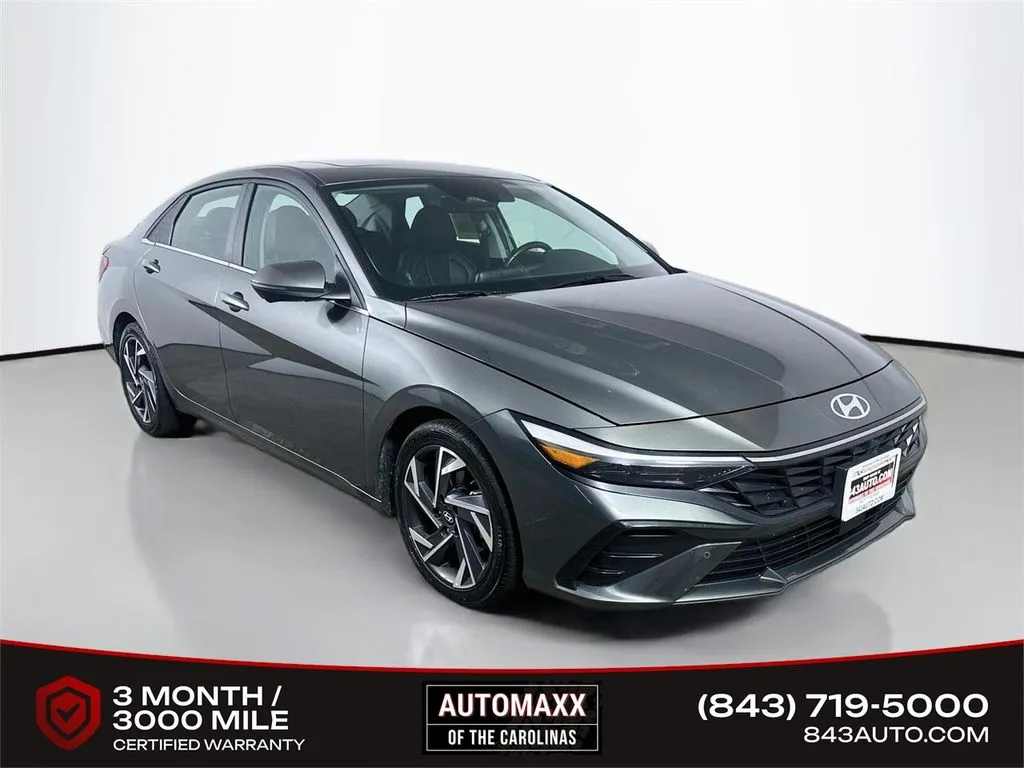 Gray 2024 Hyundai Elantra Limited for sale in Summerville, SC