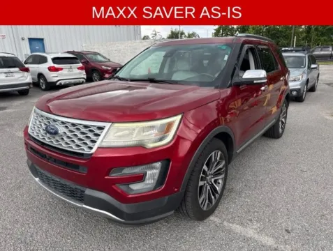 Red 2016 Ford Explorer Platinum for sale in Summerville, SC