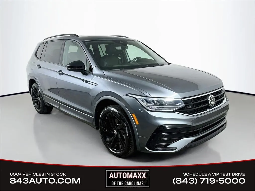 Gray 2023 Volkswagen Tiguan 2.0T SE R-Line Black for sale in Summerville, SC