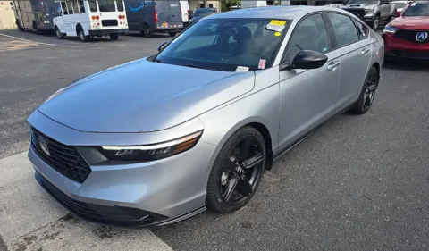 Silver 2024 Honda Accord Hybrid Sport-L for sale in Summerville, SC