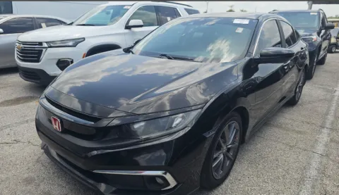 Black 2019 Honda Civic EX for sale in Summerville, SC