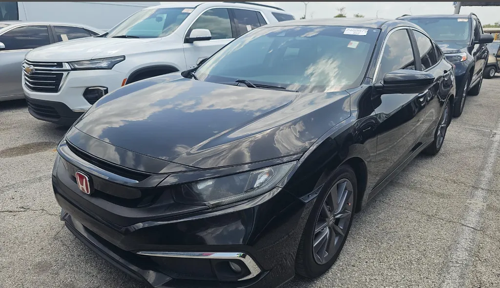 Black 2019 Honda Civic EX for sale in Summerville, SC
