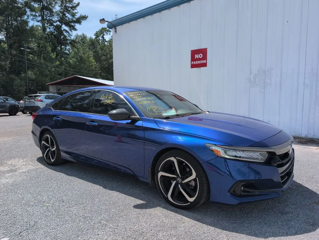 Blue 2021 Honda Accord Sport for sale in Summerville, SC