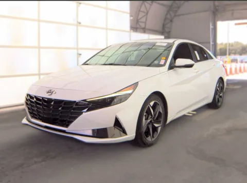 White 2021 Hyundai Elantra Limited for sale in Summerville, SC
