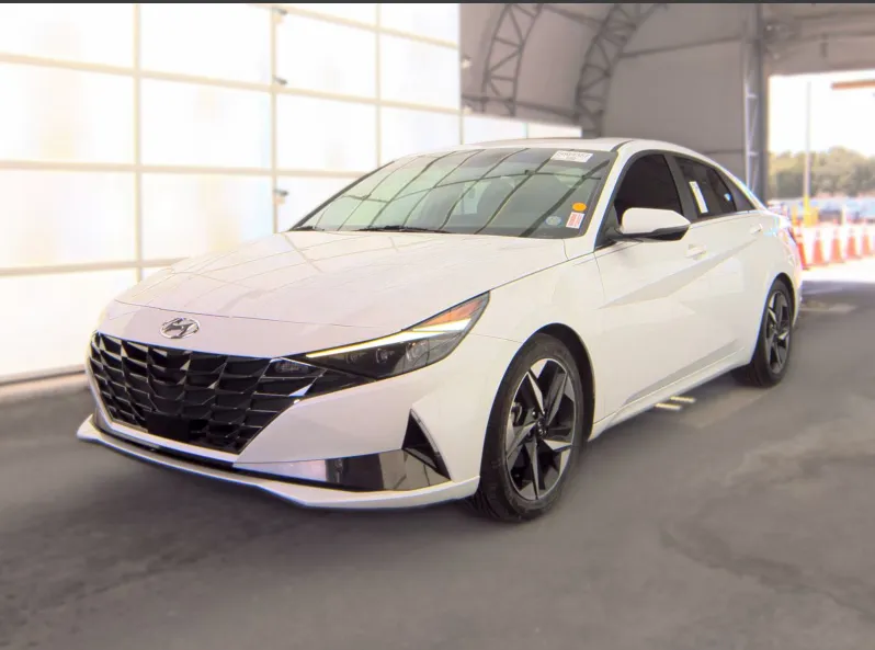 White 2021 Hyundai Elantra Limited for sale in Summerville, SC