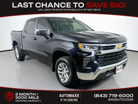 Black 2023 Chevrolet Silverado 1500 LT for sale in Summerville, SC