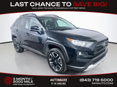 Black 2020 Toyota RAV4 Adventure for sale in Summerville, SC