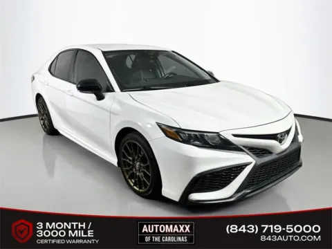 White 2023 Toyota Camry SE Nightshade for sale in Summerville, SC