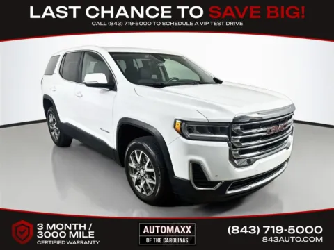 White 2023 GMC Acadia SLE for sale in Summerville, SC