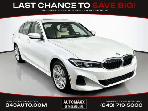 White 2025 BMW 3 Series 330i for sale in Summerville, SC