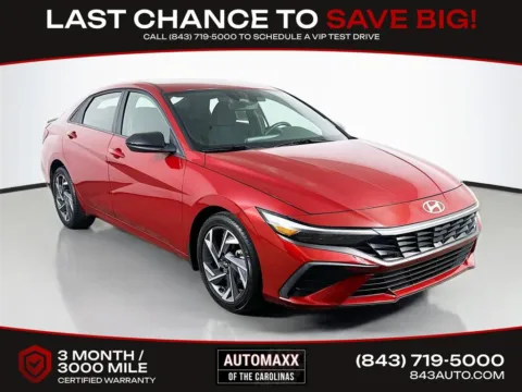 Red 2025 Hyundai Elantra SEL Sport for sale in Summerville, SC